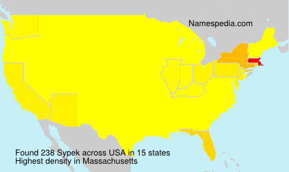 Surname Sypek in USA Surname Sypek in USA