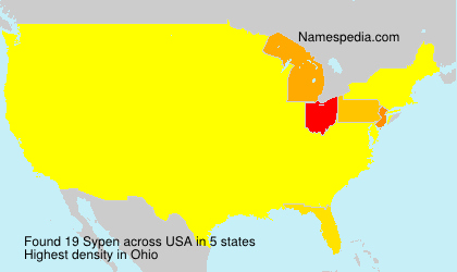 Surname Sypen in USA Surname Sypen in USA