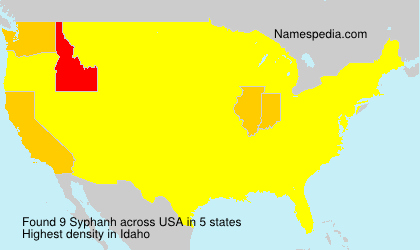 Surname Syphanh in USA Surname Syphanh in USA