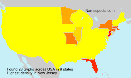 Surname Sypko in USA Surname Sypko in USA