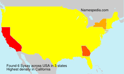 Surname Sysay in USA Surname Sysay in USA