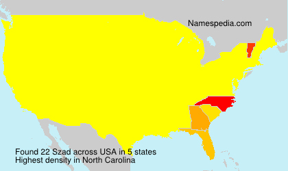 Surname Szad in USA Surname Szad in USA