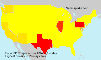 Surname Szajek in USA Surname Szajek in USA