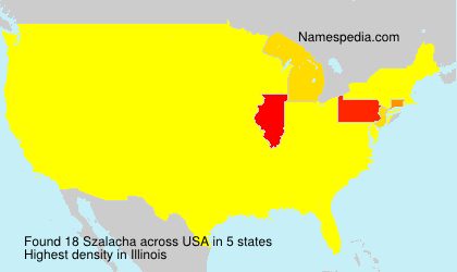 Surname Szalacha in USA Surname Szalacha in USA