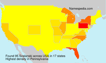 Surname Szalanski in USA Surname Szalanski in USA