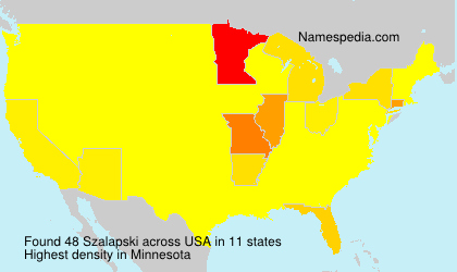Surname Szalapski in USA Surname Szalapski in USA