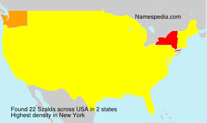 Surname Szalda in USA Surname Szalda in USA