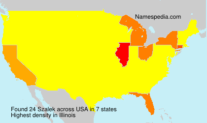 Surname Szalek in USA Surname Szalek in USA