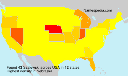 Surname Szalewski in USA Surname Szalewski in USA