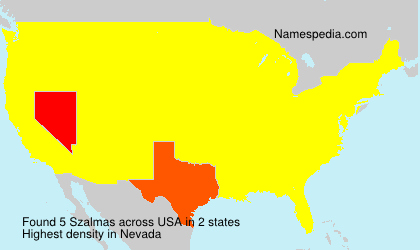 Surname Szalmas in USA Surname Szalmas in USA