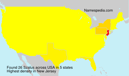 Surname Szalus in USA Surname Szalus in USA