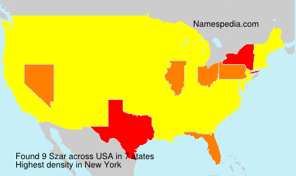 Surname Szar in USA Surname Szar in USA
