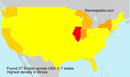 Surname Szatan in USA Surname Szatan in USA