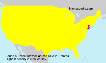 Surname Szczekutowicz in USA Surname Szczekutowicz in USA