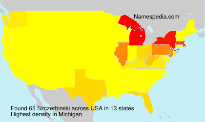 Surname Szczerbinski in USA Surname Szczerbinski in USA