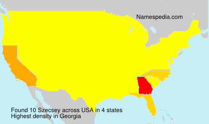 Surname Szecsey in USA Surname Szecsey in USA
