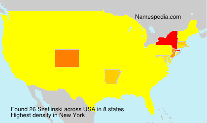 Surname Szeflinski in USA Surname Szeflinski in USA