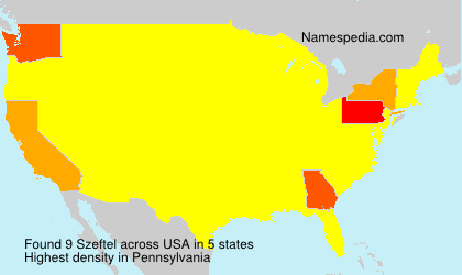 Surname Szeftel in USA Surname Szeftel in USA