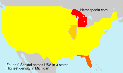 Surname Szeidel in USA Surname Szeidel in USA