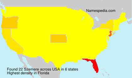 Surname Szemere in USA Surname Szemere in USA