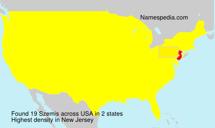 Surname Szemis in USA Surname Szemis in USA