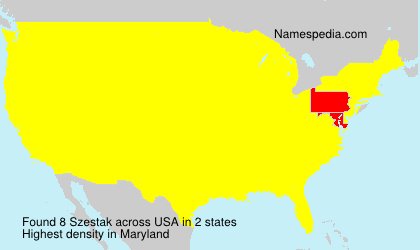 Surname Szestak in USA Surname Szestak in USA