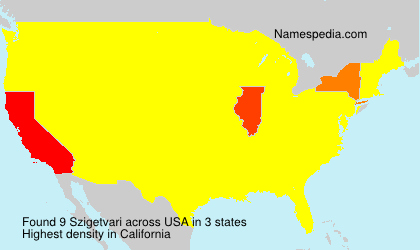 Surname Szigetvari in USA Surname Szigetvari in USA