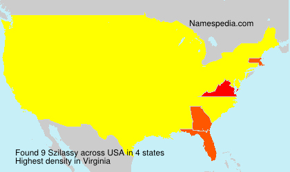 Surname Szilassy in USA Surname Szilassy in USA
