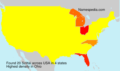 Surname Szittai in USA Surname Szittai in USA