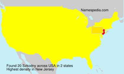 Surname Szkodny in USA Surname Szkodny in USA