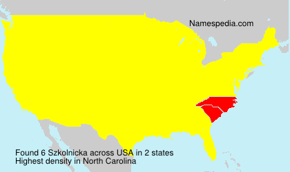 Surname Szkolnicka in USA Surname Szkolnicka in USA