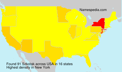 Surname Szkotak in USA Surname Szkotak in USA