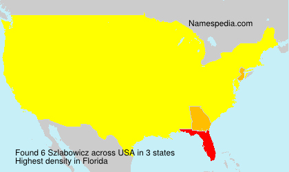 Surname Szlabowicz in USA Surname Szlabowicz in USA