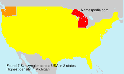 Surname Szlezyngier in USA Surname Szlezyngier in USA