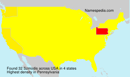 Surname Szmodis in USA Surname Szmodis in USA