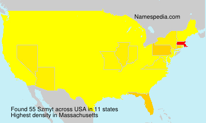 Surname Szmyt in USA Surname Szmyt in USA