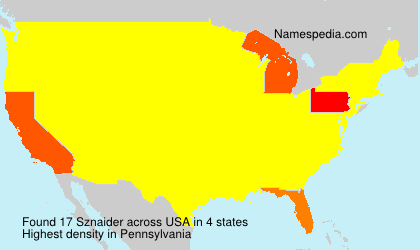 Surname Sznaider in USA Surname Sznaider in USA