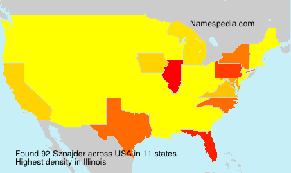 Surname Sznajder in USA Surname Sznajder in USA