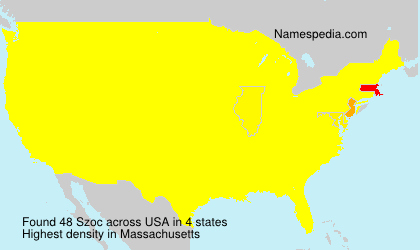 Surname Szoc in USA Surname Szoc in USA