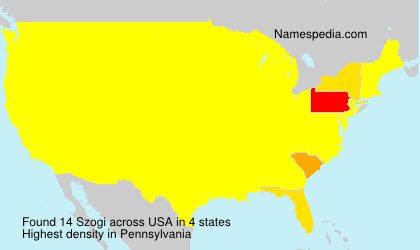 Surname Szogi in USA Surname Szogi in USA