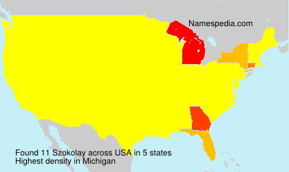 Surname Szokolay in USA Surname Szokolay in USA