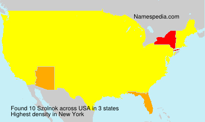Surname Szolnok in USA Surname Szolnok in USA