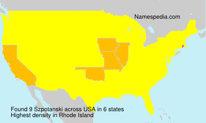 Surname Szpotanski in USA Surname Szpotanski in USA