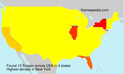 Surname Szrajer in USA Surname Szrajer in USA