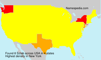 Surname Sztab in USA Surname Sztab in USA