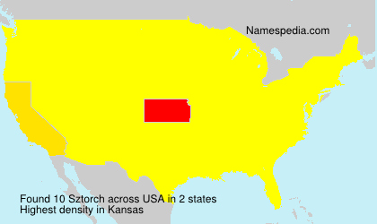Surname Sztorch in USA Surname Sztorch in USA