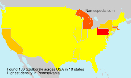 Surname Szulborski in USA Surname Szulborski in USA