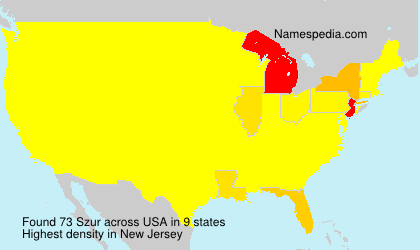 Surname Szur in USA Surname Szur in USA