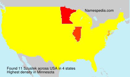 Surname Szustek in USA Surname Szustek in USA
