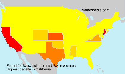 Surname Szuwalski in USA Surname Szuwalski in USA